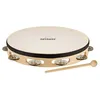 Image de Tambourin En Bois 10" À Cymbalettes Bleu - Nino25