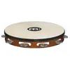 Image de Meinl TAH1AAB - Tambourin bois avec peau 1 rangée de cymbalettes - African brown