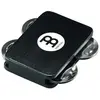Image de Meinl Percussion Jt-S-Bk Tambourin Ã  Pied Avec Cymbalettes En Acier Inoxydable Noir