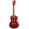 Image de Ortega Ruel-Mrd Element Series Concert Size Ukulele Metallic Red Ukul?L? Concert Avec Housse