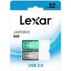 Image de PACK DE 2 CLÃS USB LEXAR JUMPDRIVE S60 32 GO NOIR ET VERT