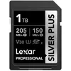 Image de LEXAR Carte SD Silver Plus UHS-1 1To V30 R205/W150
