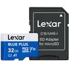 Image de Carte mémoire micro SD Lexar Blue Plus 32 Go