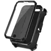 Image de Coque pour iPhone SE 2022 2020 8 et 7 Multicouche Clip ceinture et béquille support Unicorn Beetle Pro Supcase Noir