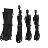 Image de CORSAIR Premium individually sleeved starter kit (Type 4, Generation 4) - Câblage d'alimentation - 61 cm - noir