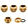 Image de CORSAIR Hydro X Series XF Hardline 12mm OD Fitting - Raccord pour système de refroidissement par liquide - or (pack de 4)