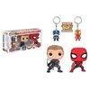 Image de Figurine Captain America Civil War - 4-Pack Hawkeye & Spiderman + 2 pocket Pop