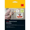 Image de Kit de cadre magnétique photo Kodak + Pack de 5 feuilles pour imprimante jet d'encre
