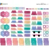 Image de Jeu De Construction MagnÃ©tique Pastel MÃ©ga Paquet, 202 PiÃ¨ces Pastel