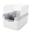 Image de Maison de toilette Modkat Tray pour chat - blanc