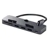Image de Satechi Aluminum Type-C Clamp Hub Pro - Concentrateur (hub) - 3 x SuperSpeed USB 3.0 + 1 x USB-C - de bureau