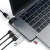 Image de Satechi Hub Pro USB Type-C avec Ethernet et HDMI 4K Gris Sidéral