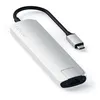 Image de Adaptateur Satechi Slim Multi-port Hub USB Type-C 4K avec Ethernet Argent