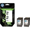 Image de HP 56 (C9502AE) Inktcartridge 2x Zwart - Multipack