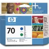 Image de HP 70 (C9408A) Inktcartridge Blauw + groen