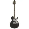 Image de Aria Aria Pro Ii Hot Rod Collection 718-Mk2 Brooklyn Open Pore Black Guitare Électrique Avec Plaque De Protection En Aluminium