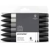 Image de Set de 6 marqueurs Promarker Winsor et Newton Tons neutres