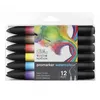 Image de Lot De 12 Feutres Promarker Watercolour Tons Basiques Winsor Et Newton