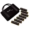 Image de Pack de 7 harmonicas fender blues deville (avec étui)
