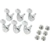 Image de Fender All Short Locking Tuners Chrome MÃ©caniques Guitare (Lot De 6)