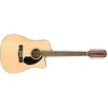 Image de Fender Fender Cd-60sce Dreadnought 12 Cordes Naturel - Guitare Électro-Acoustique