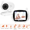 Image de Babyphone Ecoute Bébé Vidéo Sans Fil 3,5 Pouces LCD Ecran Bébé Moniteur 2.4GHz Bidirectionnelle Vision Nocturne
