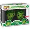 Image de Figurine Ad Icons - 2-Pack Green Giant & Sprout Metallic Exclu Pop 10cm