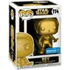 Image de Figurine Funko Pop - Star Wars ExclusivitÃ© Walmart NÂ°114 - Rey - MÃ©tallique Or (43021)