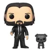 Image de John Wick - Figurine POP! John Wick costume noir avec son chien 9 cm
