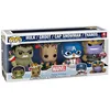 Image de Pack de 4 Figurines Funko Pop Marvel Holiday Groot Hulk Thanos Captain America Exclusivité Fnac