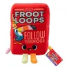 Image de Peluche Kelloggs - Froot Loops Cereal Box 18cm