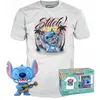 Image de Disney - Pop NÂ° Xxx - Ukelele Stitch (Flocked) +T-Shirt (M)