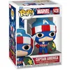 Image de Figurine Funko Pop - Marvel Comics NÂ°1438 - Captain America (NoÃ«l) (80032)