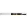 Image de Cisco Business 220 Series CBS220-24FP-4G - Commutateur - intelligent - 24 x 10/100/1000 (PoE+) + 4 x Gigabit SFP (liaison montante) - Montable sur rack - PoE+ (382 W)