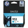 Image de Hp 953 Cartouche D'Encre Cyan Authentique (F6U12Ae) Pour Hp Officejet Pro 8710/8715/8720