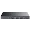 Image de TP-Link Omada ES228GMP V1.6 - Commutateur - Géré - 24 x 10/100/1000 (PoE+) + 2 x 10/100/1000 + 2 x Gigabit SFP - Montable sur rack - PoE+ (384 W)