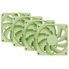 Image de Hyte HYTE FAN- -FA12-MM-4 système de refroidissement d'ordinateur Processeur Ventilateur 12 cm Vert 4 pièces