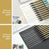 Image de Feutres Marqueurs Métallique Marqueur Stylos Permanents 10 Couleur Métallisé pour Mandalas, Scrapbooking, Bullet Journal, Album Photo, etc. Ecrire sur Pierre Céramique Verre Tissu Bois