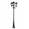 Image de Lampadaire Extérieur Triple 230 Cm Vert Et Noir Luminaire Décoration Helloshop26 2402089