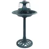 Image de DÃ©coration Jardin Baignoire Mangeoire Pour Oiseaux Avec Fontaine Vert 50x91 Cm Plastique Dec020805