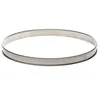Image de Cercle à tarte bord roulé 28 cm en inox - De Buyer - Argent - Inox