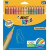 Image de Crayon de couleur Traditionnel Bic Tropicolors - Etui de 24 Crayons de couleur assortis