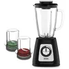 Image de Tefal BlendForce II BL4388, 1,25 L, 1,75 L, Ãtape, Rotatif, MÃ©langeur de table, Noir, AciÃ© brossÃ©