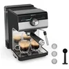 Image de KRUPS Cafetera Espresso Manual Krups Authentic+ Xp384e10 2 L 15 Bar Con Espumador De Leche