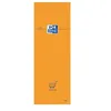 Image de Oxford bloc-notes shoping orange 74 x 210 mm quadrillé 80 f 100106276