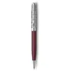 Image de PARKER Sonnet Premium Stylo bille, métal et laque Rouge, Recharge noire pointe moyenne, Coffret cadeau