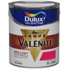Image de Peinture Dulux Valentine Laque ValÃ©nite Brillant Rouge Madras 2l