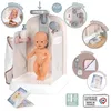 Image de Baby Nurse - Douche - Cape De Bain + Pousse Mousse - Douchette Amovible Et Focntionnel - Pour Poupons Jusqu'Ã  40 Cm