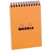 Image de Bloc Rhodia Classic 5/5 80 feuilles Couverture Orange