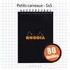 Image de RHODIA BLOC N16SP A6 Q5 NOIR 80F